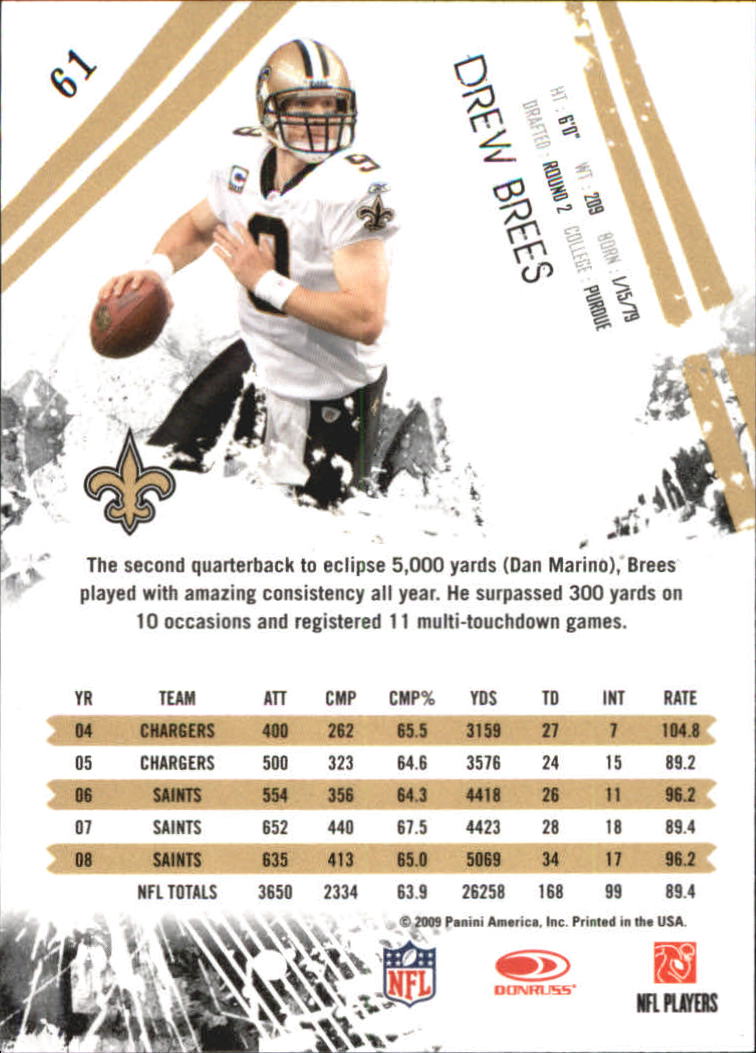 2009 Donruss Rookies and Stars Longevity Football - Picture 117 of 254