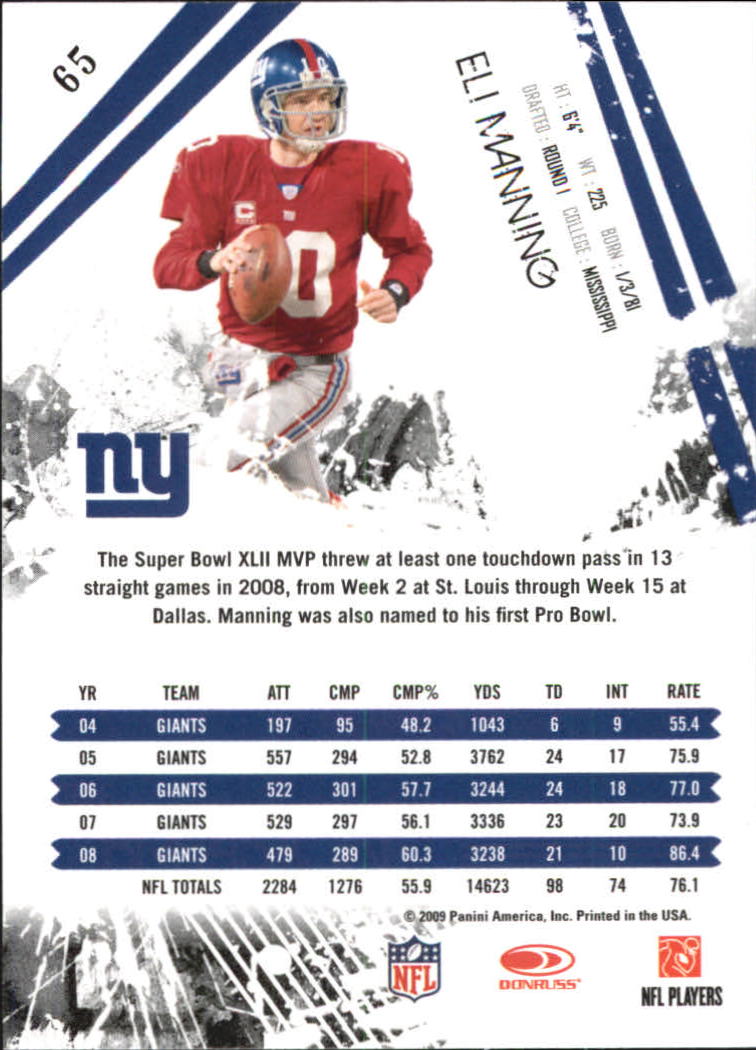 2009 Donruss Rookies and Stars Longevity Football - Picture 125 of 254