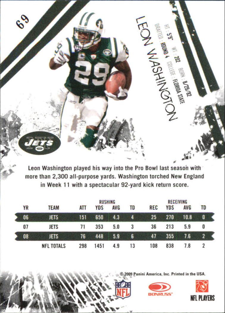 2009 Donruss Rookies and Stars Longevity Football - Picture 133 of 254