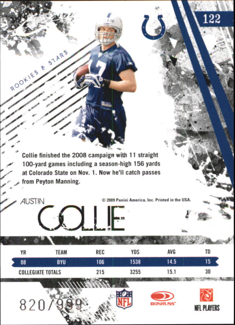 2009 Donruss Rookies and Stars Longevity Football - Picture 195 of 254