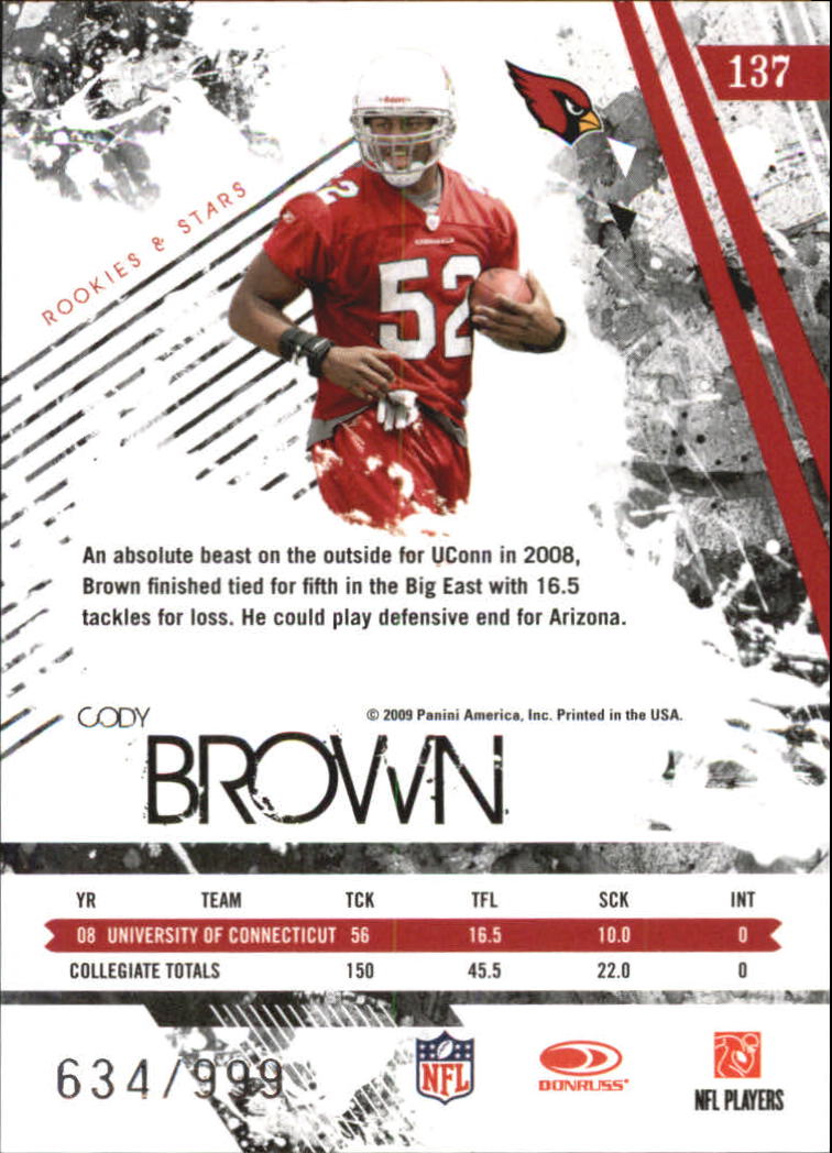 2009 Donruss Rookies and Stars Longevity Football - Picture 205 of 254