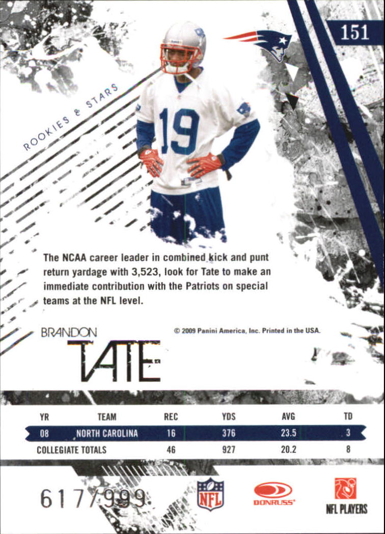 2009 Donruss Rookies and Stars Longevity Football - Picture 211 of 254