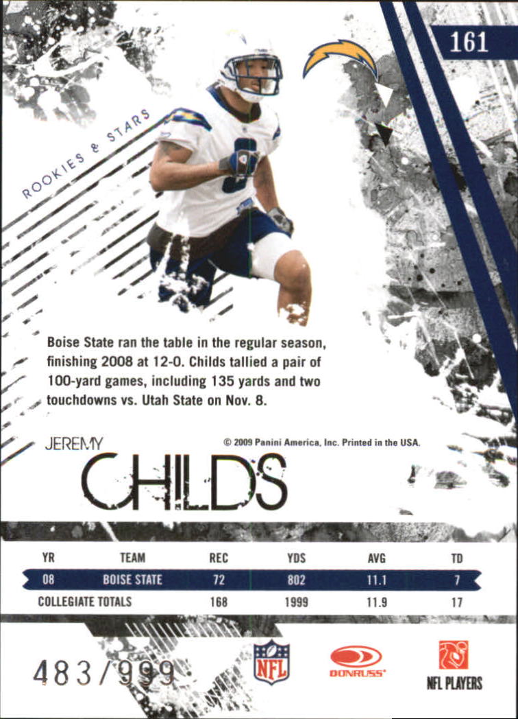 2009 Donruss Rookies and Stars Longevity Football - Picture 223 of 254