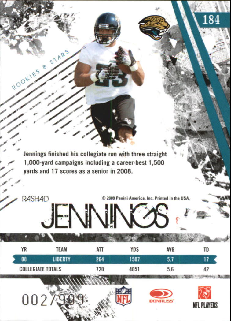 2009 Donruss Rookies and Stars Longevity Football - Picture 233 of 254