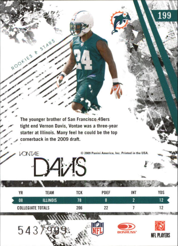 2009 Donruss Rookies and Stars Longevity Football - Picture 239 of 254