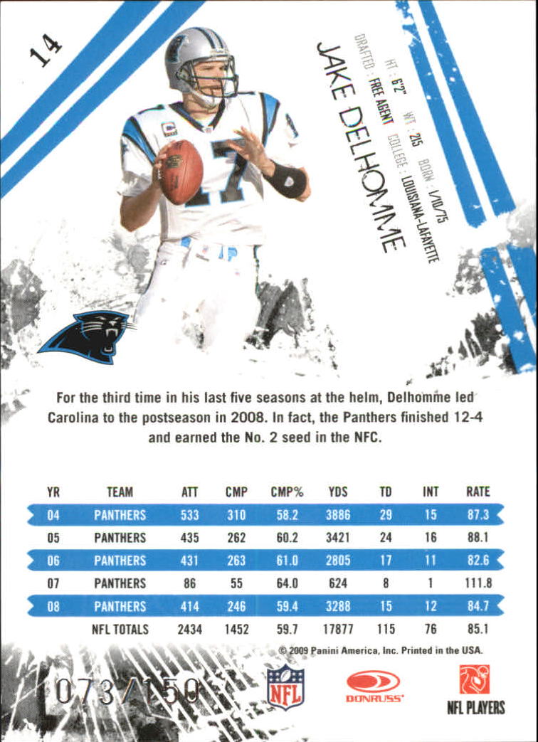 2009 Donruss Rookies and Stars Longevity Football - Picture 244 of 254