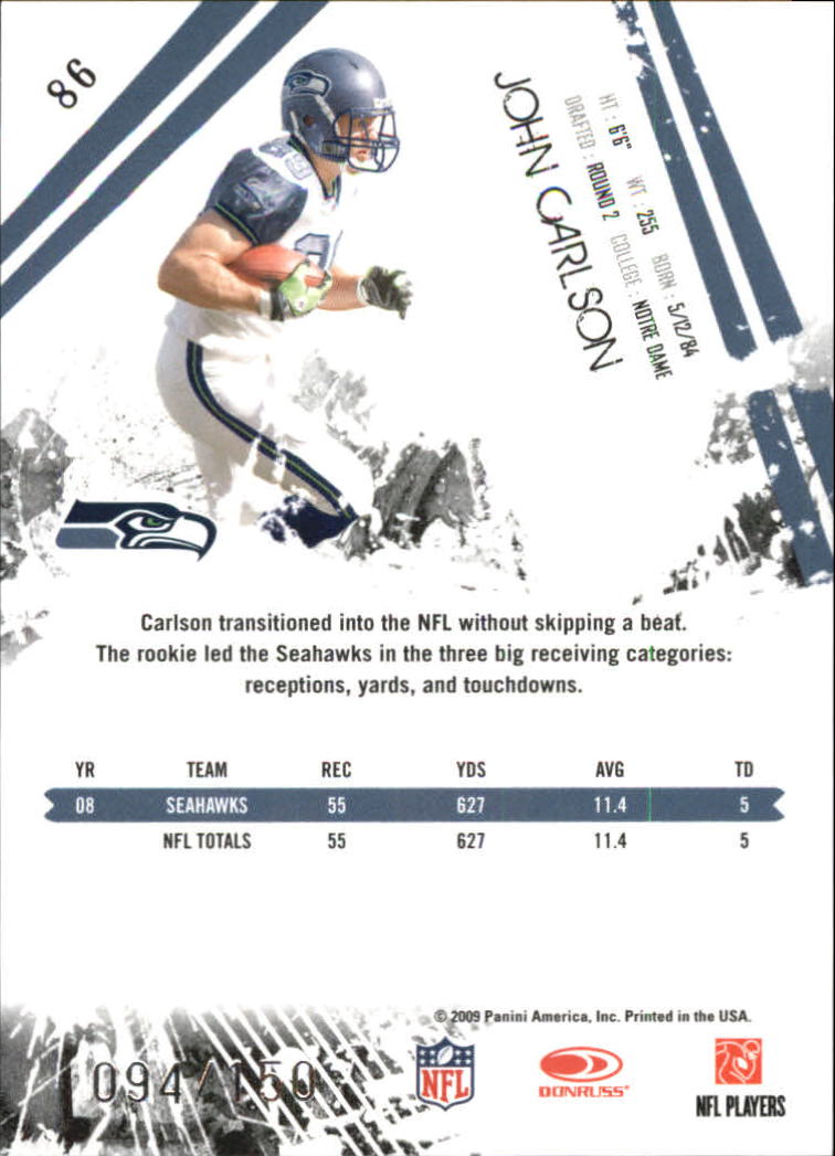 2009 Donruss Rookies and Stars Longevity Football - Picture 248 of 254