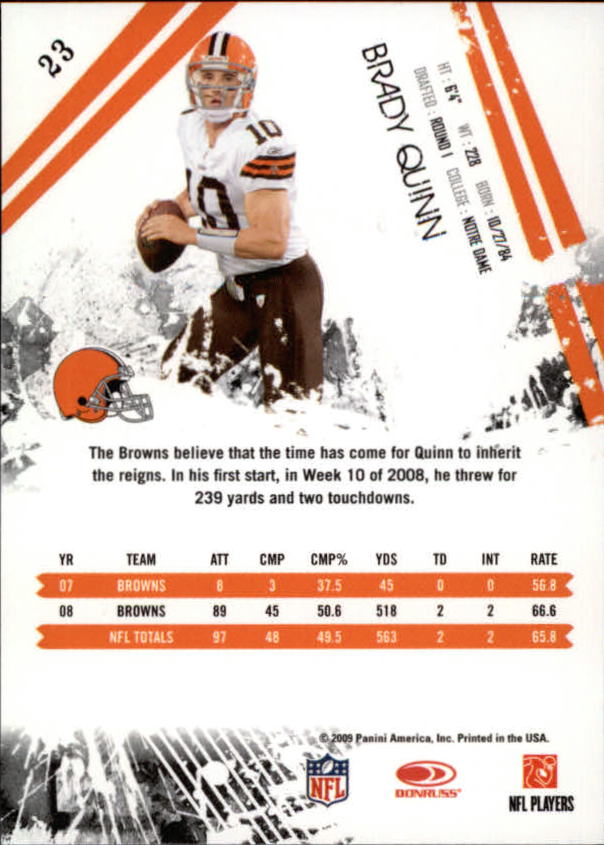 2009 Donruss Rookies and Stars Football - Picture 45 of 185