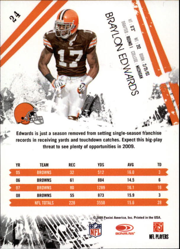 2009 Donruss Rookies and Stars Football - Picture 47 of 185