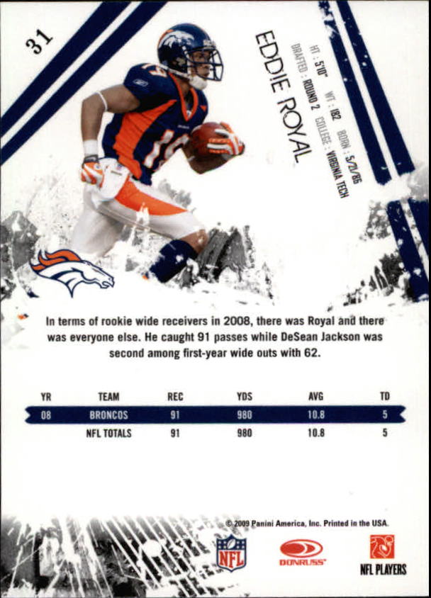 2009 Donruss Rookies and Stars Football - Picture 59 of 185