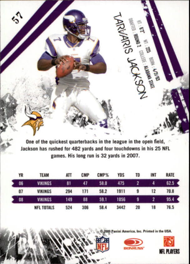 2009 Donruss Rookies and Stars Football - Picture 105 of 185