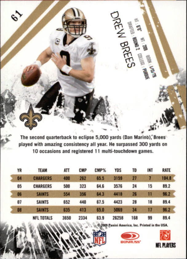 2009 Donruss Rookies and Stars Football - Picture 111 of 185