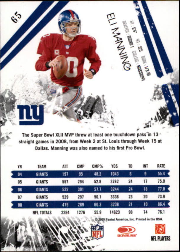 2009 Donruss Rookies and Stars Football - Picture 119 of 185