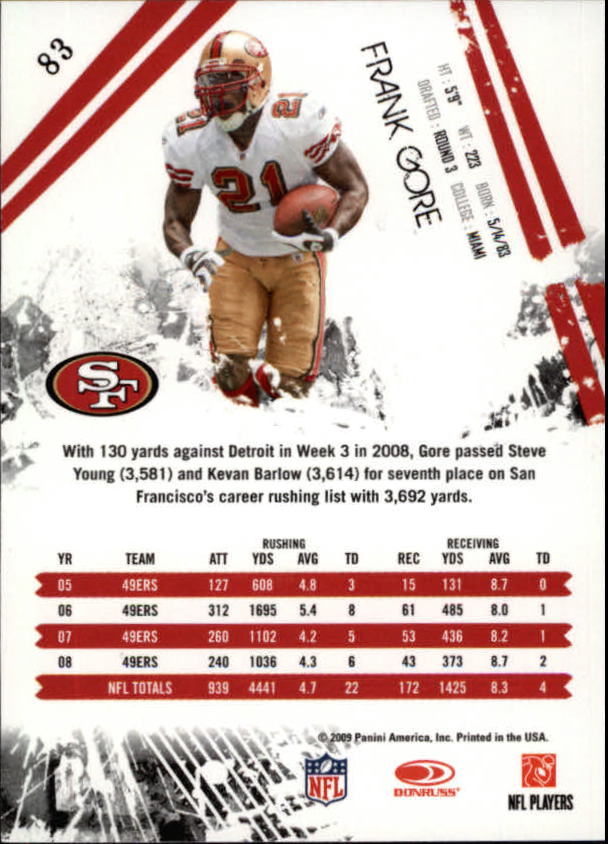 2009 Donruss Rookies and Stars Football - Picture 151 of 185