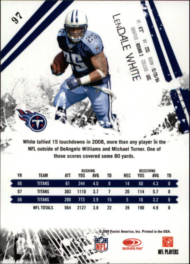 2009 Donruss Rookies and Stars Football - Picture 179 of 185