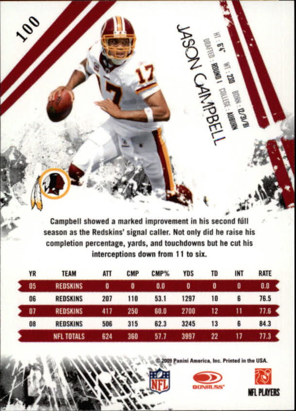2009 Donruss Rookies and Stars Football - Picture 185 of 185