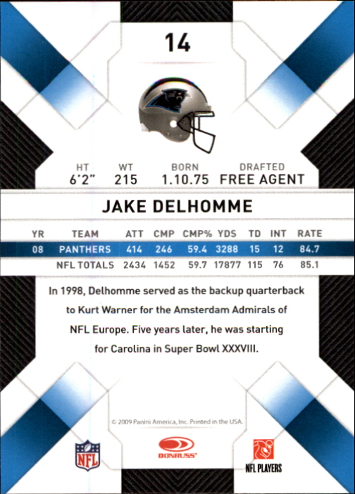 2009 Donruss Threads Football - Picture 25 of 163