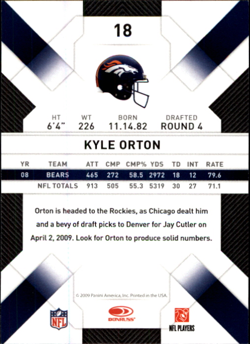 2009 Donruss Threads Football - Picture 31 of 163