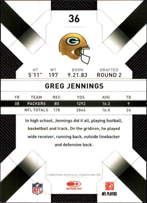2009 Donruss Threads Football - Picture 57 of 163