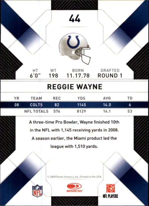 2009 Donruss Threads Football - Picture 71 of 163