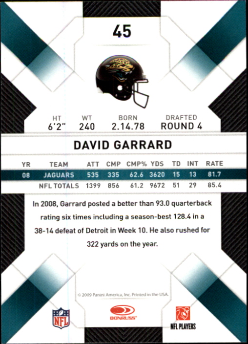 2009 Donruss Threads Football - Picture 73 of 163