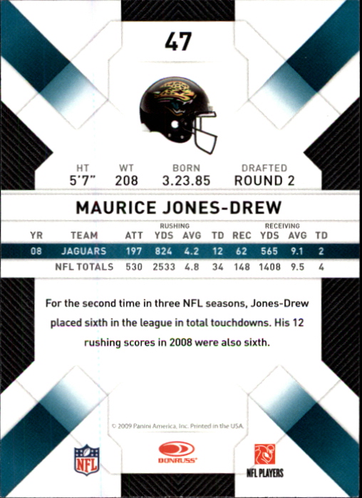 2009 Donruss Threads Football - Picture 75 of 163
