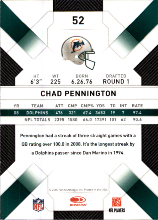 2009 Donruss Threads Football - Picture 79 of 163