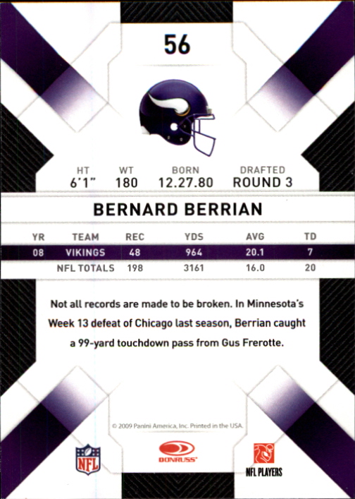2009 Donruss Threads Football - Picture 87 of 163