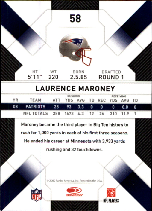 2009 Donruss Threads Football - Picture 89 of 163