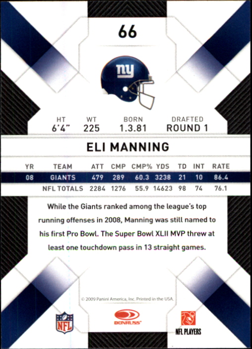 2009 Donruss Threads Football - Picture 99 of 163