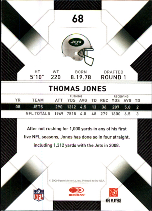2009 Donruss Threads Football - Picture 103 of 163