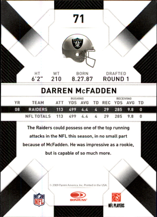 2009 Donruss Threads Football - Picture 107 of 163