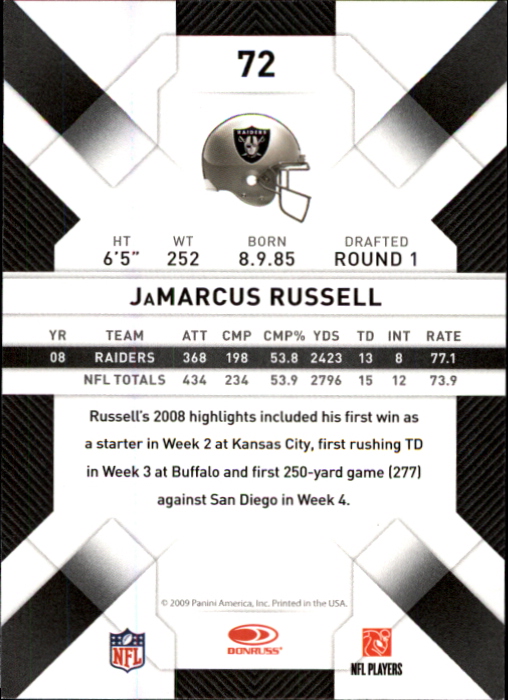 2009 Donruss Threads Football - Picture 109 of 163