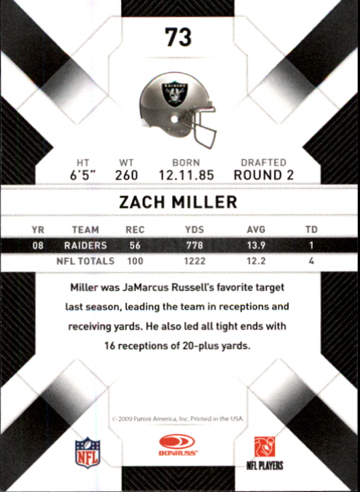 2009 Donruss Threads Football - Picture 111 of 163