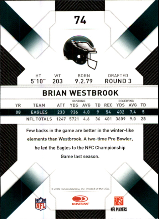 2009 Donruss Threads Football - Picture 113 of 163