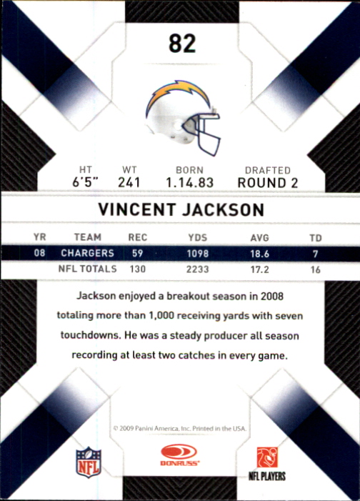 2009 Donruss Threads Football - Picture 127 of 163