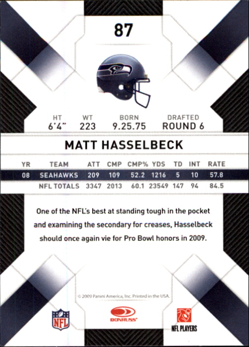 2009 Donruss Threads Football - Picture 137 of 163