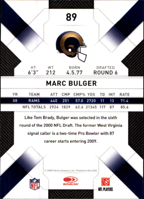 2009 Donruss Threads Football - Picture 139 of 163