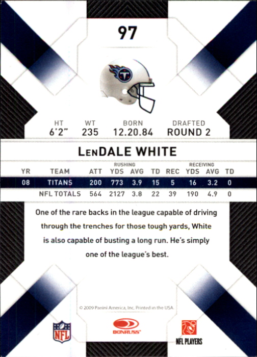 2009 Donruss Threads Football - Picture 153 of 163