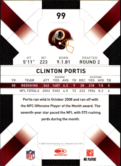 2009 Donruss Threads Football - Picture 157 of 163