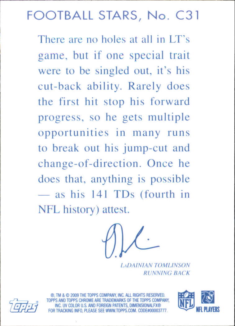2009 Topps Chrome Football Part 3 Insert and Autograph Cards - Picture 41 of 81