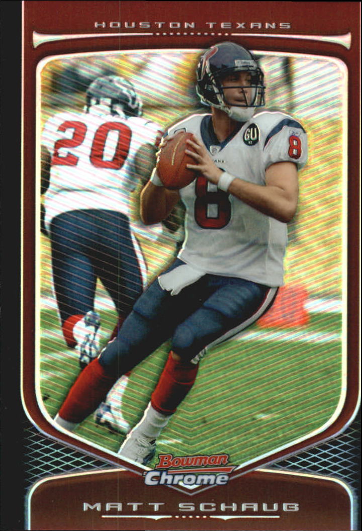 2009 Bowman Chrome Football Part 2 Parallel Refractors Cards - Picture 58 of 217