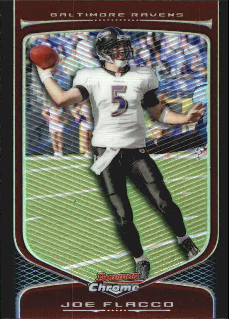 2009 Bowman Chrome Football Part 2 Parallel Refractors Cards - Picture 64 of 217