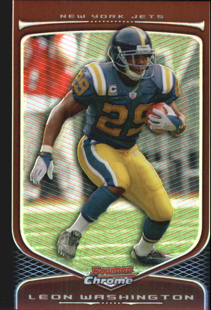 2009 Bowman Chrome Football Part 2 Parallel Refractors Cards - Picture 76 of 217