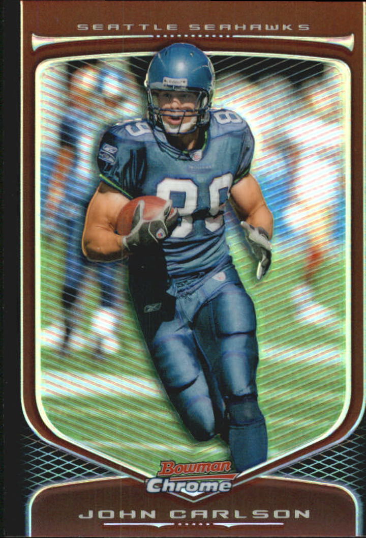 2009 Bowman Chrome Football Part 2 Parallel Refractors Cards - Picture 82 of 217