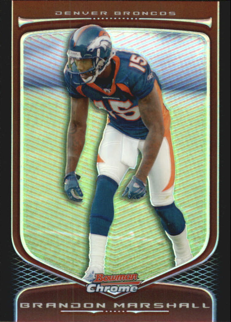 2009 Bowman Chrome Football Part 2 Parallel Refractors Cards - Picture 104 of 217