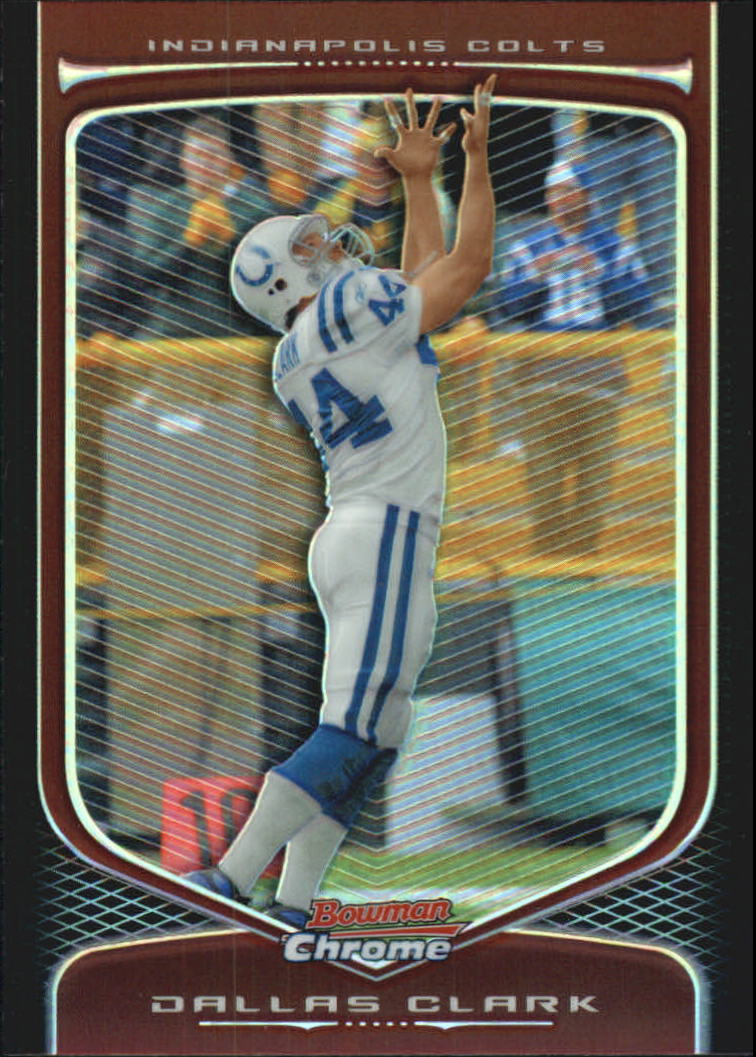 2009 Bowman Chrome Football Part 2 Parallel Refractors Cards - Picture 126 of 217