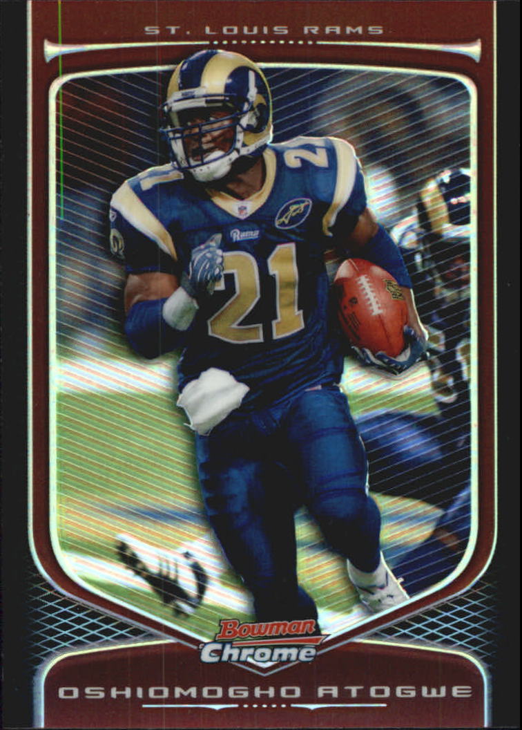 2009 Bowman Chrome Football Part 2 Parallel Refractors Cards - Picture 130 of 217
