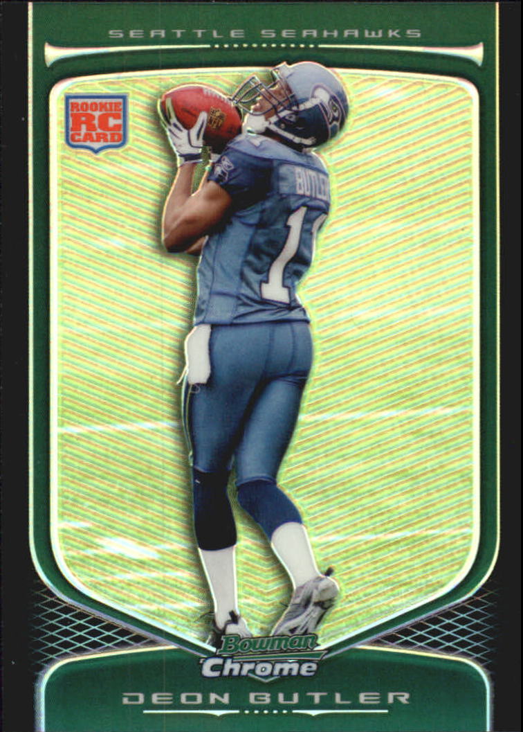 2009 Bowman Chrome Football Part 2 Parallel Refractors Cards - Picture 134 of 217