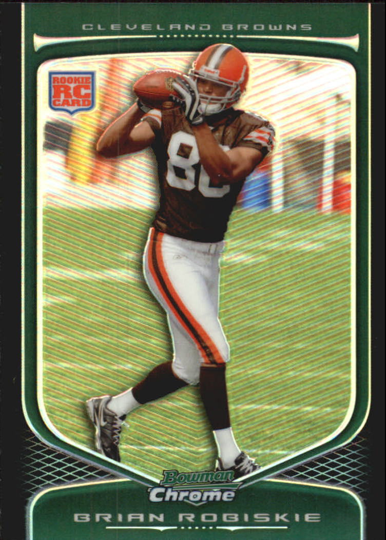 2009 Bowman Chrome Football Part 2 Parallel Refractors Cards - Picture 144 of 217